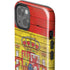 Spain Flag Dark Wood iPhone 14 Plus Impact Case